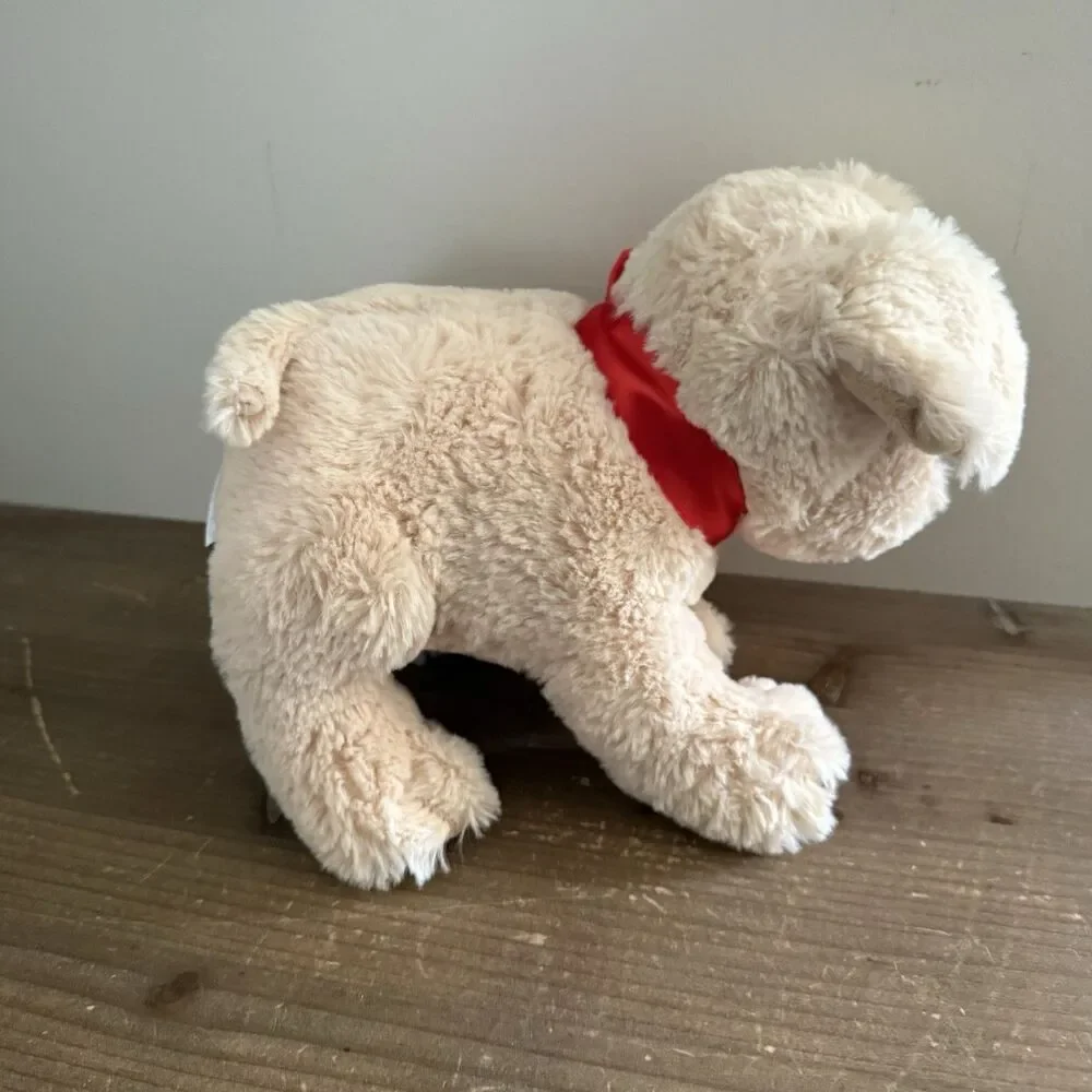 Melissa and Doug “Sunny” Yellow Lab Red Ribbon Bow Puppy Dog Stuffed Animal Toy